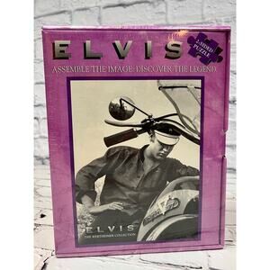 Elvis Puzzle 2 Sided Wertheimer photos and facts 18x24 550 pieces